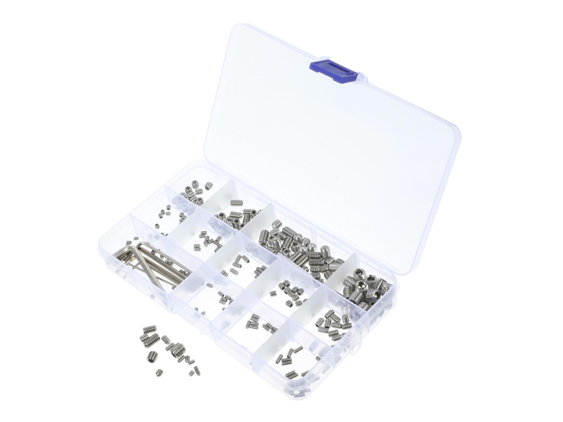 Kit Surtido De Tornillos Hexagonales Sin Cabeza Para Ordenadores Y Dispositivos.