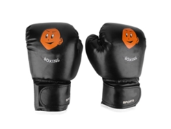 Guantes De Boxeo Para Niños Muay Thai Sparring Kickboxing Lucha Y Sacos De Arena Negro