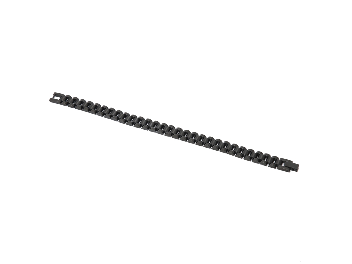 Elegante Y Sencilla Pulsera Para Hombre, Exquisita Pulsera De Acero De Titanio, Accesorio De Joyería, Regalo, Color Negro.