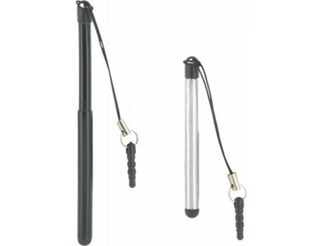 BIGBEN CONNECTED Lote de 2 lápices ópticos universales retráctiles y extensibles de hasta 9,5 cm Negro