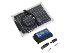 Kit De Panel Solar Monocristalino Portátil De 15 W Y 18 V Con Controlador De 20 A Para Coche O Barco.