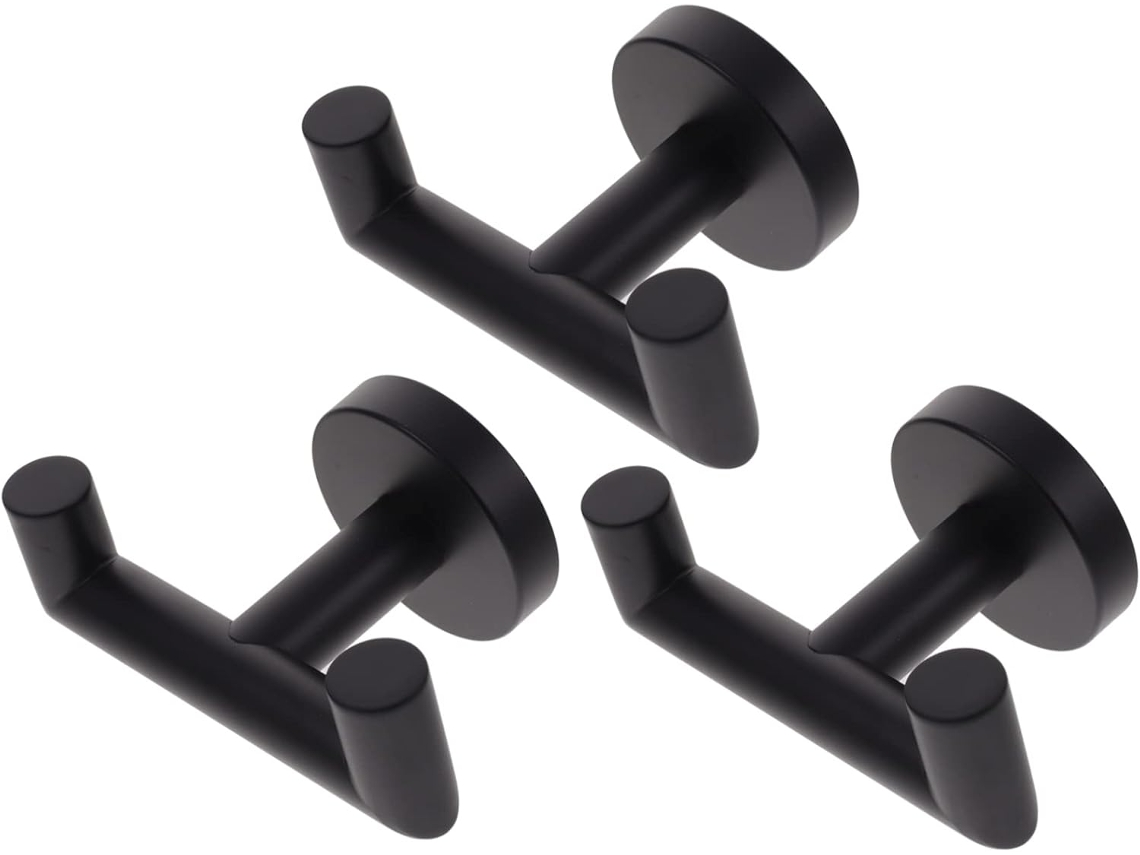 Ganchos De Pared Acero Inoxidable 3 Pzas Para Toallas, Abrigos Y Bolsos - Adecuados Ys Lisas Duraderas, Cocina