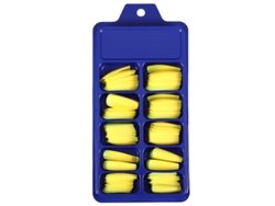 100 Piezas/caja De Puntas De Uñas Postizas Estilo Bailarina Con Forma De Ataúd, Cobertura Completa, Para Manualidades De Uñas Acrílicas, 10 Tamaños, Juego Completo.