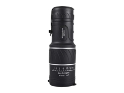 Telescopio monocular HD negro 40x60, diseño de bolsillo, prisma Bak4, fácil de transportar, enfoque, visión nocturna, exterior, película verde, Yizhood