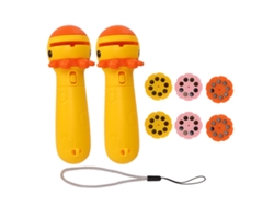 2 Unidades De Linternas Proyectores Con Forma De Ciervo Amarillo, Ideales Para La Hora De Dormir Y El Aprendizaje De Los Niños.