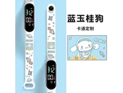 Reloj deportivo LED para niños Hengrongshen con bonito diseño de dibujos animados y reloj electrónico.