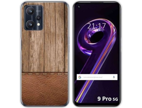 Carcasa para Realme 9 Pro 5G TUMUNDOSMARTPHONE Dibujos Madera 09 Multicolor