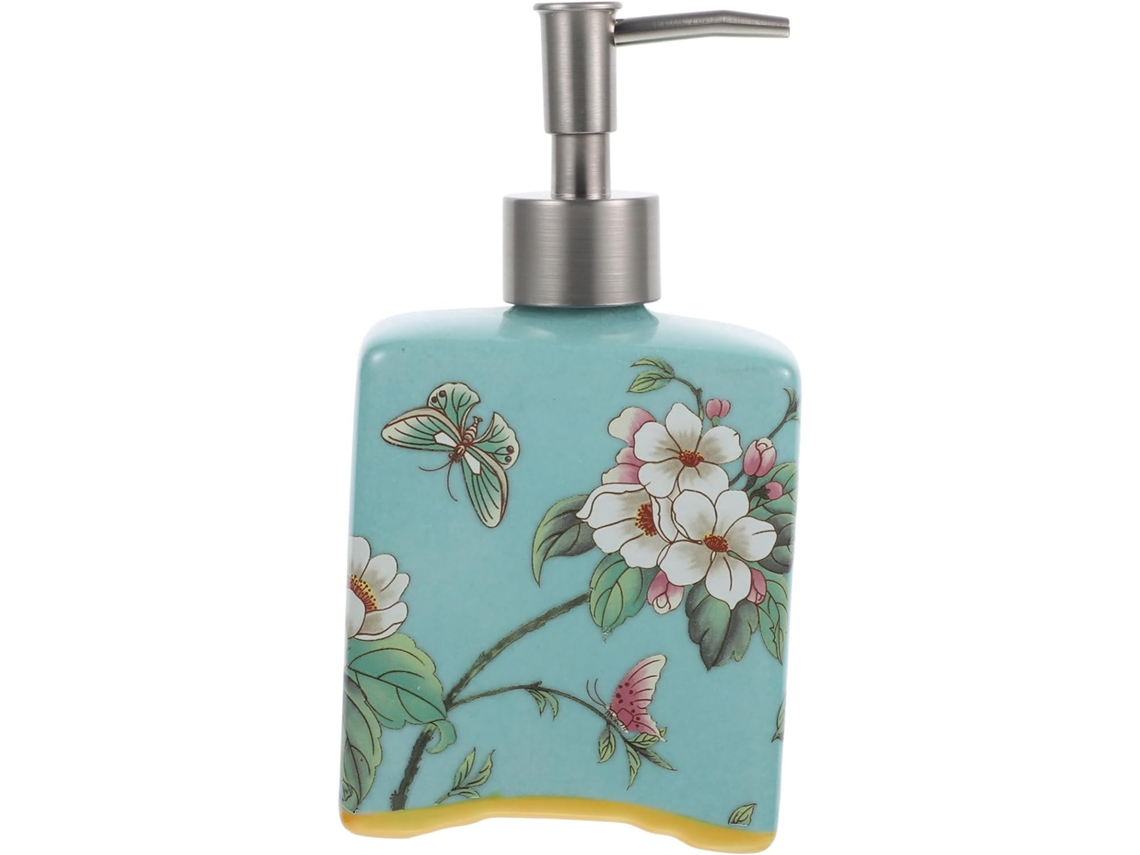 Dispensador De Jabón Líquido De Cerámica De 410 Ml Con Bomba, Fácil De Usar, Para Cocina.