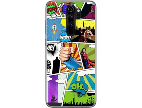 Carcasa Xiaomi Redmi Note 8 Pro TUMUNDOSMARTPHONE Comic Multicolor