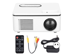 Miniproyector Led Portátil De Cine En Casa 1080p Para Entretenimiento En El Hogar Y Al Aire Libre Con Enchufe De 100-240 V.