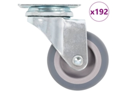 vidaXL Ruedas giratorias 192 unidades 50 mm