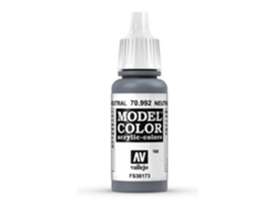 Pintura Acrílica Mate 17 Ml ACRYLICOS VALLEJO 992 Gris Neutral