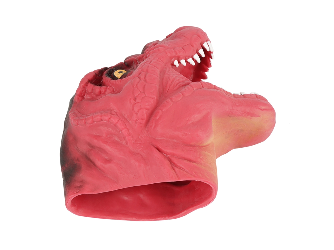 Mayordomo Interactivo De Mano Con Cabeza De Dinosaurio Suave Para Niños, Regalo Educativo Para Juegos (rojo)