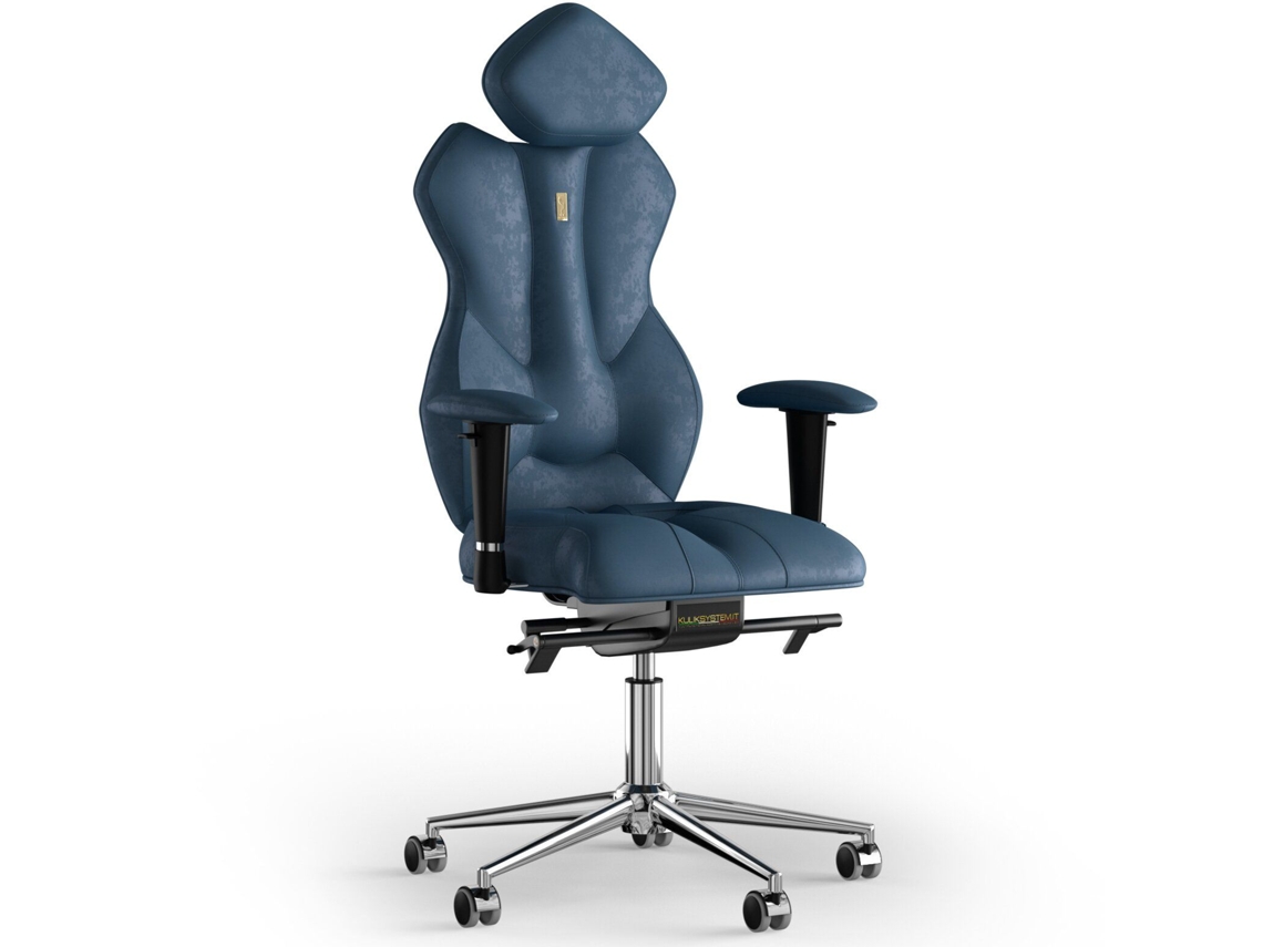 Silla de Escritorio Ergonomica KULIK Tejido Real (Antara - Cobolt -130x50x50cm)