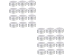 Frascos De Aluminio De 24 Piezas, Práctico Contenedor Para Purpurina, Velas Y Accesorios.