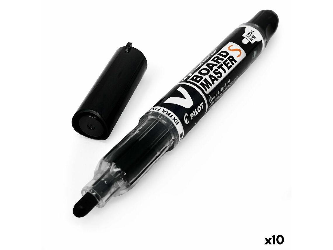 Rotulador para Pizarra Pilot Board Master S Negro (10 Unidades)