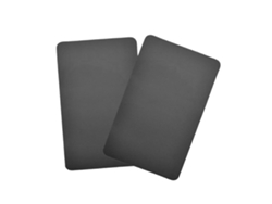 Kit De Reparación De 2 Parches De Pvc Para Botes Inflables (kayaks, Canoas, Botes De Goma), Color Negro.
