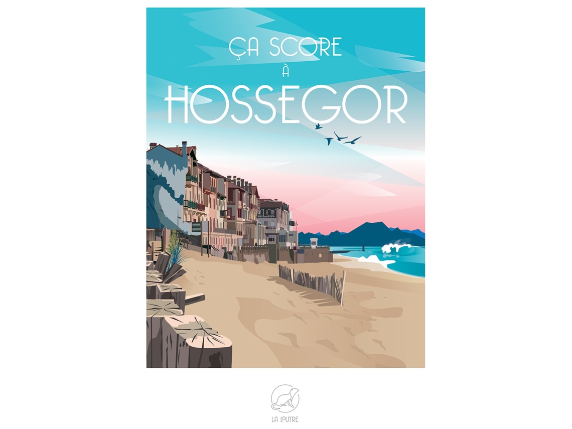 La Loutre Puzzle Ca Score A Hossegor Juego de rompecabezas de 1000 piezas La Loutre Puzzels