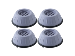 4 Bases Antideslizantes Antichoque Para Lavadora Y Refrigerador
