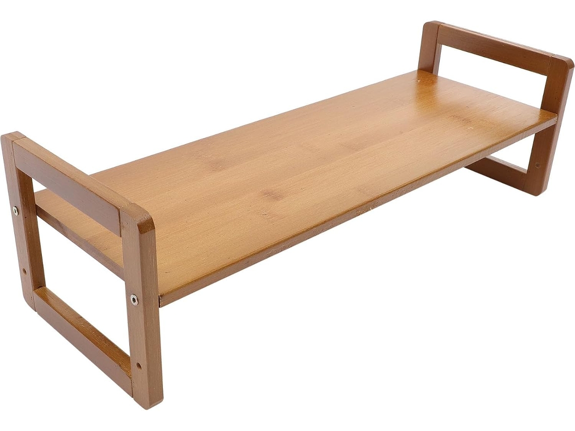 Soporte Ergonómico De Madera Para Monitor De Ordenador Para Mejorar La Postura.