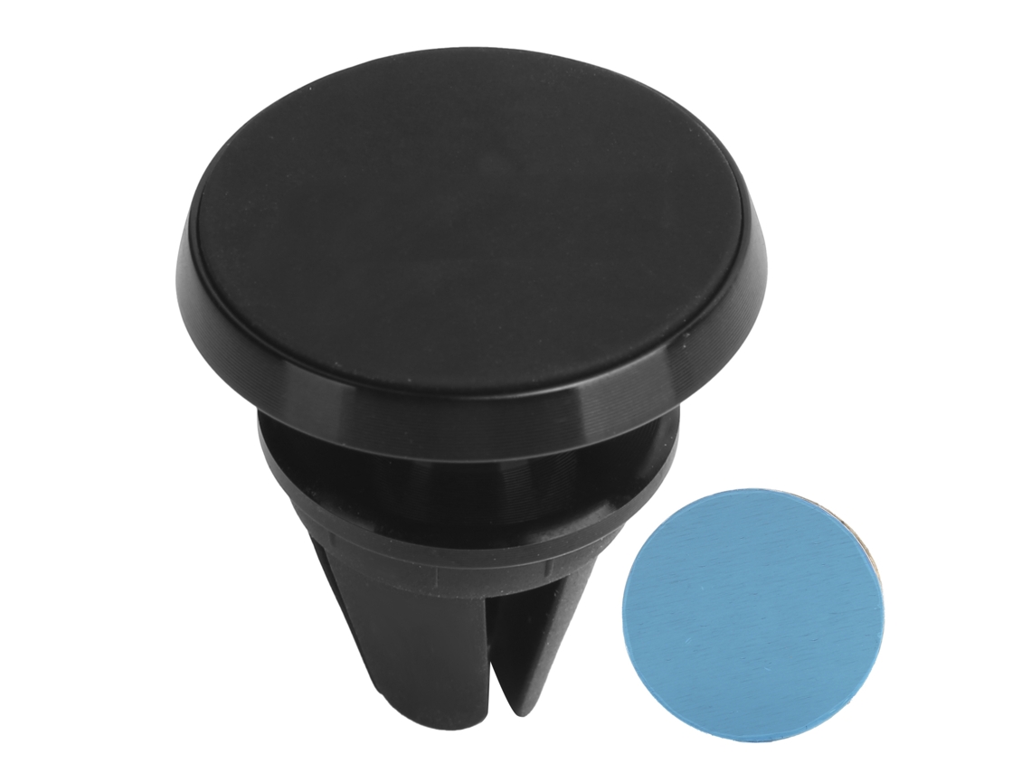 Soporte Magnético Para Teléfonos Móviles En Coches De Aleación De Aluminio, Montura Negra