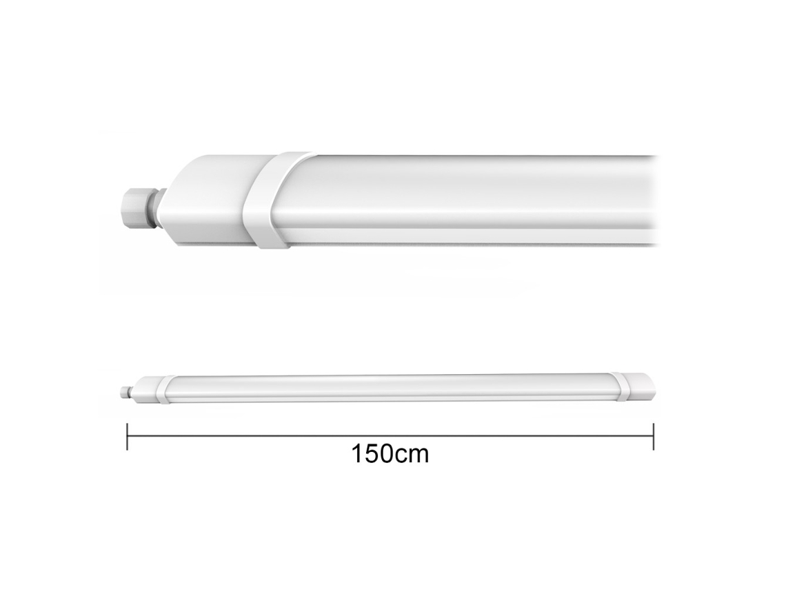 Lámpara de techo LED impermeable 150cm 70w 7000 Lm IP65 4000k