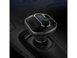 Adaptador transmisor FM Bluetooth Fwinl T19, cargador de coche Bluetooth, conexión rápida, carga eficiente