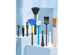 Kit de limpieza de teclado de 10 piezas, pequeños cepillos de nailon antiestáticos, chrui