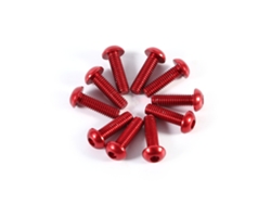 Primeroxs cabeza redonda M3 6 10 mm con llave hexagonal en aleación de aluminio verde