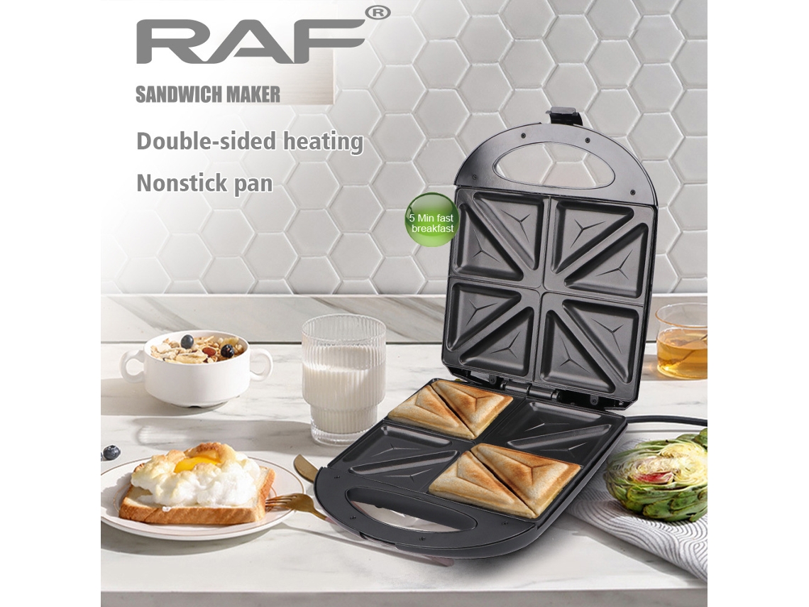 Máquina para tostar pan y pan de desayuno Euro Gauge Home de 4 rebanadas, con función de calentamiento por ambos lados y tostadora multifunción MDUG
