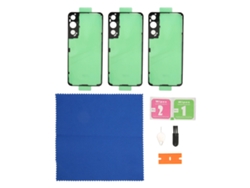 2026 Adhesivo de doble cara para la tapa trasera de la batería del Samsung Galaxy S22 SM S901 con kit de limpieza (3 unidades)