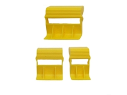 Dispensador de cinta multifuncional con 3 unidades para manualidades, etiquetado y uso de oficina: duradero, ajustable y compatible.