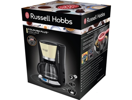 Cafetera de Goteo RUSSELL HOBBS Colours Plus+