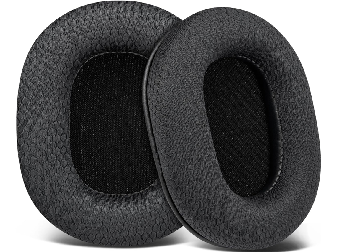 Almohadillas para los oídos Audio-Technica Ath M50x M40x M30x, negras, transpirables, de esponja, Gertiz