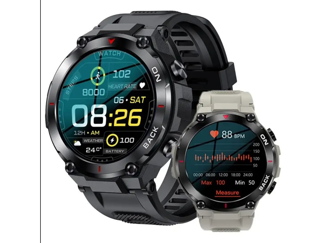 Smartwatch K37 GPS (Android e iOS Plata)