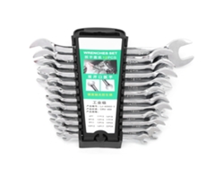 Juego Profesional De 12 Llaves De Acero Con Soporte, Herramientas Manuales Para Reparaciones.