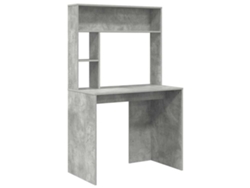 Maison Exclusive - Escritorio Gris Concreto 91 X 50 X 149 Cm Madera De Ingeniería