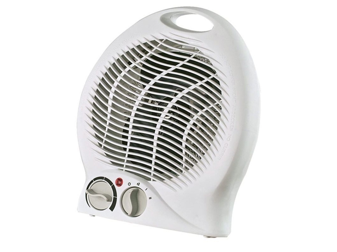Calefactor De Aire Con 2 Niveles De Potencia Y Protección Contra Sobrecalentamiento, 2000 W, Color Blanco.
