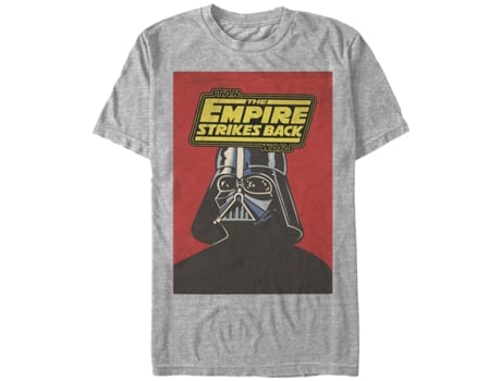 Camiseta Unisexo DEEPSTONE Empire Strikes Back Series 2 Darth Vader Star Wars brezo atlético (L)