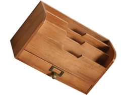 Organizador De Escritorio Y Estante De Almacenamiento, Estante De Madera Para Libros