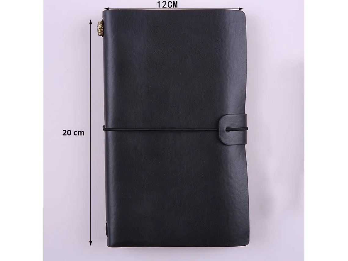Libreta/diario de viaje retro, largo y creativo (d,a6)