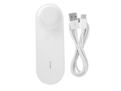 Cargador Inalámbrico 3 En 1 Con Luz Nocturna Para Carga Rápida De Teléfonos Móviles Y Relojes
