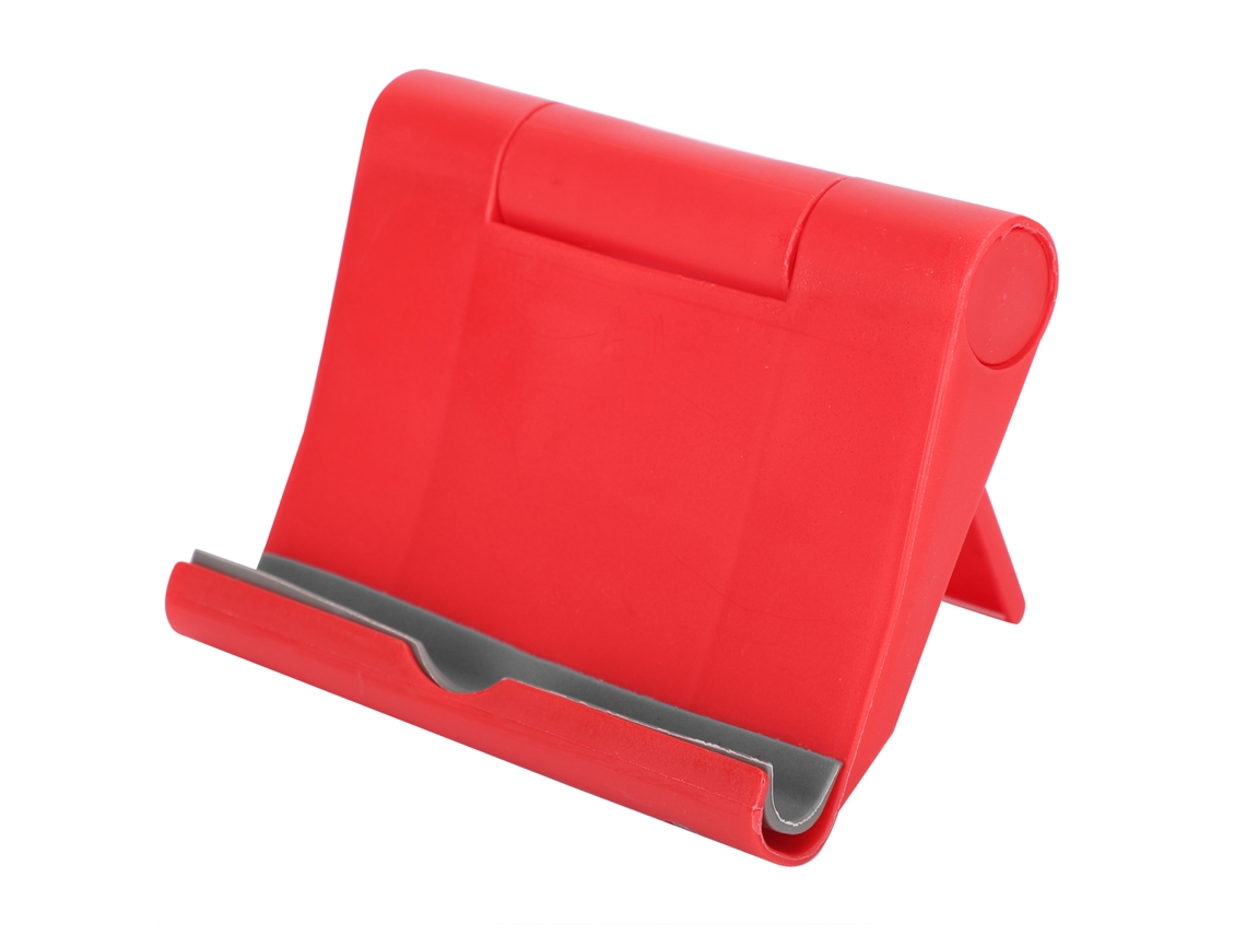 Soporte De Teléfono Multifuncional Plegable Para Escritorio, Portátil, Plástico, Para Móviles Y Tablets, Rojo