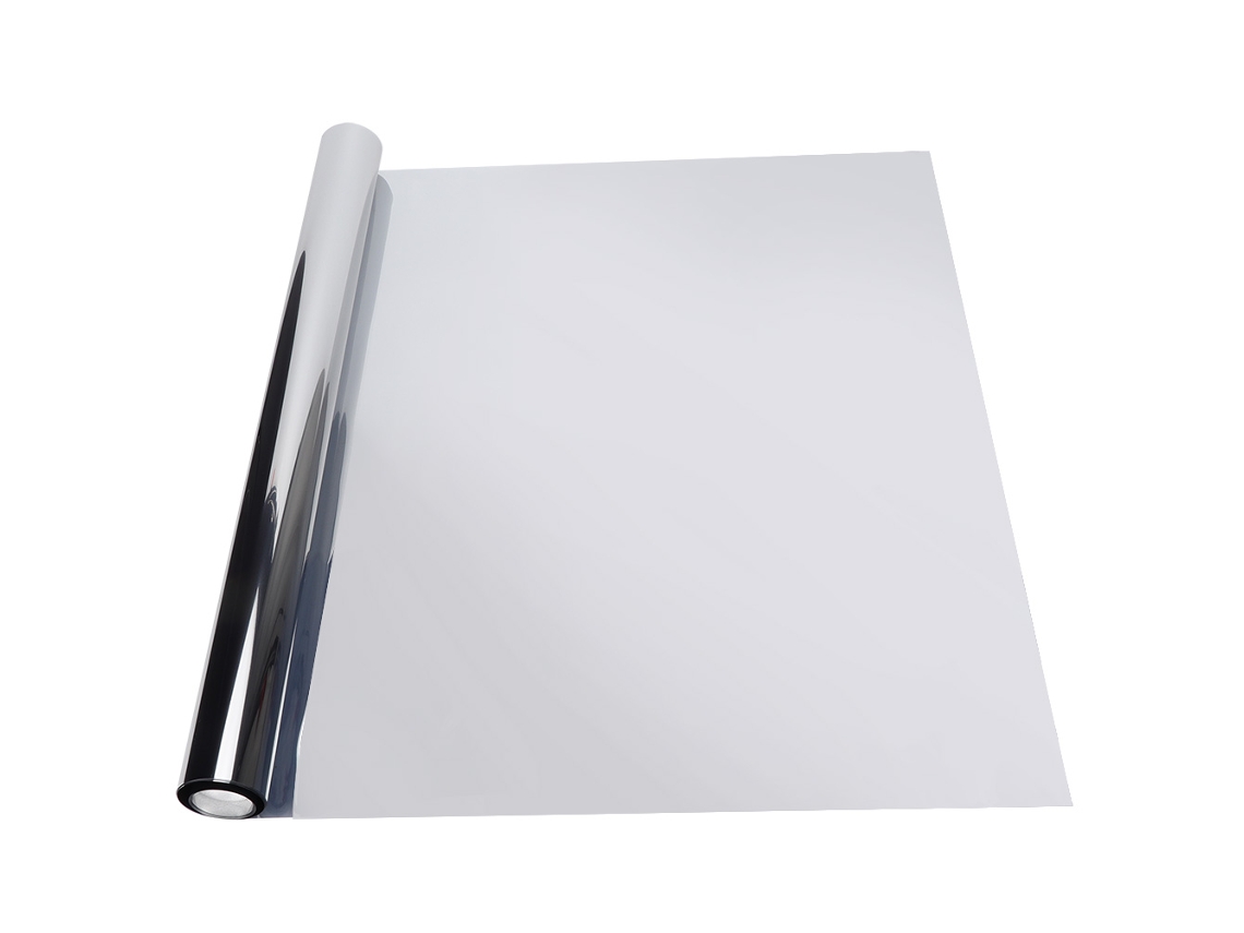 Película reflectante para ventanas para el hogar y la oficina, película autoadhesiva para ventanas de una película de espejo con control de calor y protección anti-UV, película reflectante D