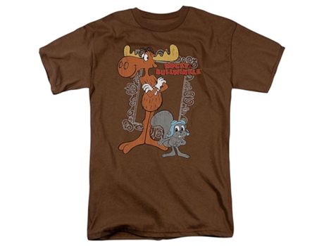 Camiseta ROCKINSTONE Rocky y Bullwinkle (XL)