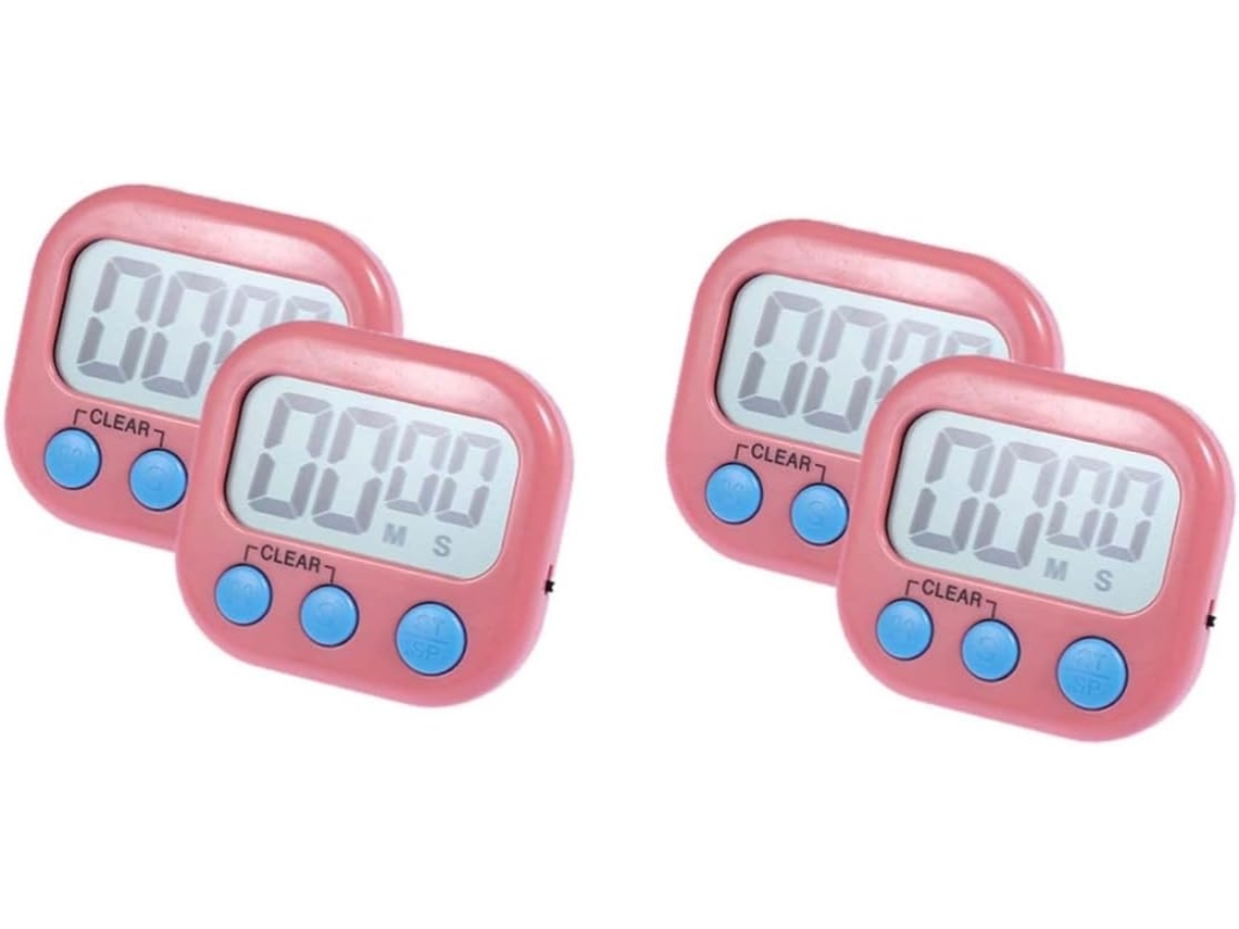 Temporizadores De Cozinha: Feitos De Material Durável E Muito Fáceis De Usar.brrelógio Digital - Possui Um