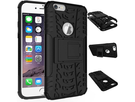 Carcasa iPhone 6 Plus « 6s Plus Multi4you Anti-Choque Resistente Negro