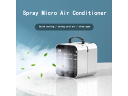 Mini aire acondicionado portátil con luz, para dormitorio, oficina o camping (sin marca)