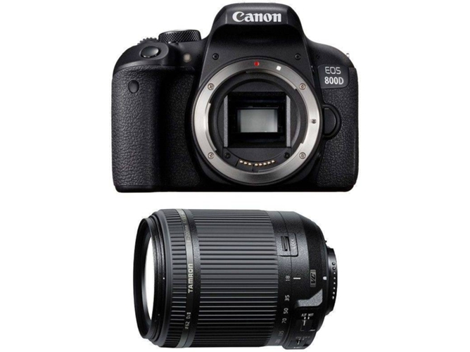 Kit Cámara Réflex CANON EOS 800D + Tamron 18-200mm F3.5-6.3 Di II VC