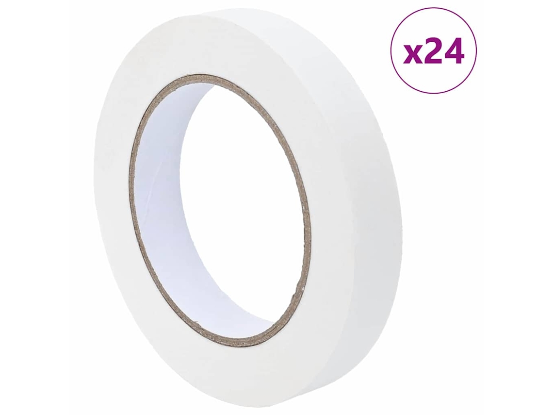 Maison Exclusive - Cintas De Enmascarar Para Pintores 24 Pcs 19mm X 50m Papel